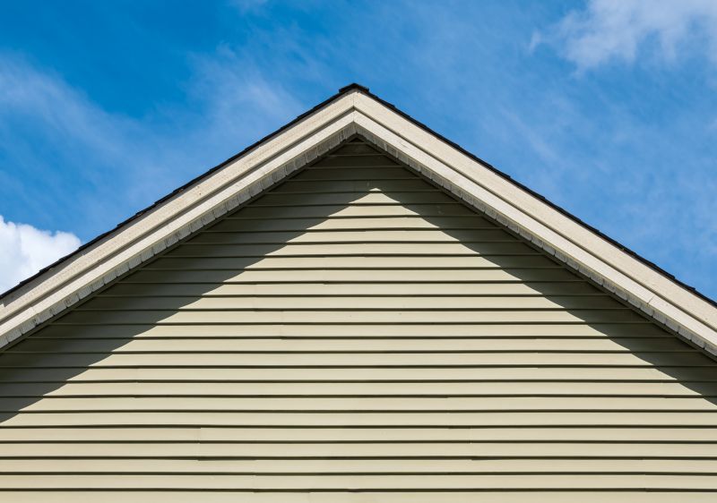 Siding on a Gable End